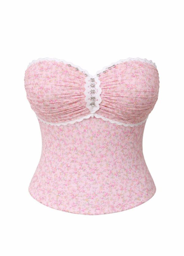 تاپ مجلسی دخترانه کاپدار کرپ حریر صورتی